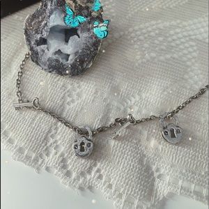 Lock and key necklace